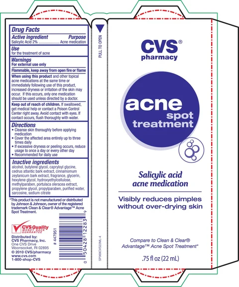 CVS Acne Spot Treatment packaging