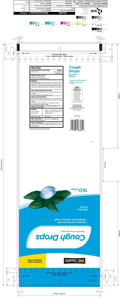 Cough Drops Dollar General Menthol 160ct 포장