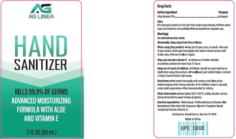 AG LINEA HAND SANITIZER 포장