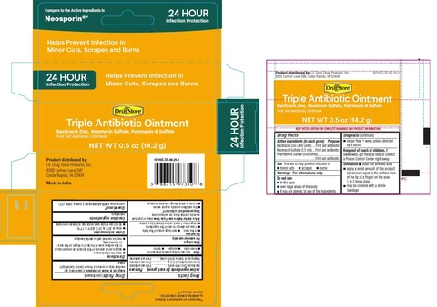 Triple Antibiotic Ointment, Lil Drug Store Products / Triple Antibiotic Ointment, Circle K packaging