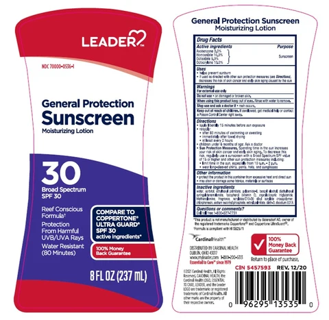 LeaderGeneral Protection SPF 30 Sunscreen packaging