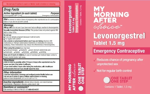 LEVONORGESTREL packaging