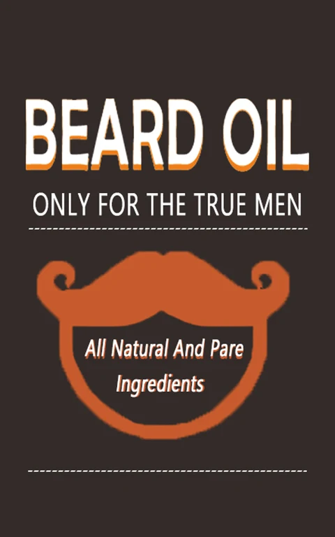 Beard Oil 포장