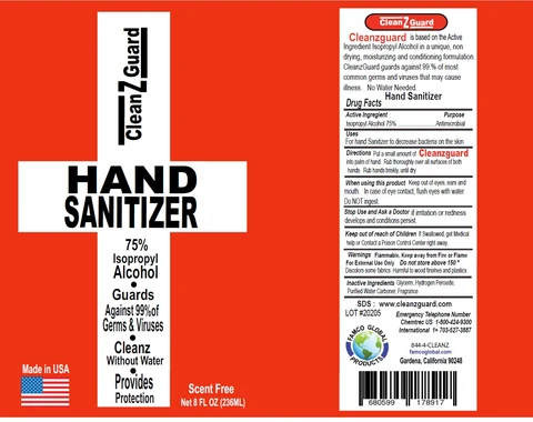 Cleanzguard Hand Sanitizer 포장