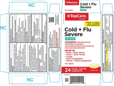 COLD AND FLU SEVERE packaging