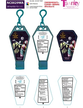 Raspberry Scented Hand SanitizerNightmare 포장
