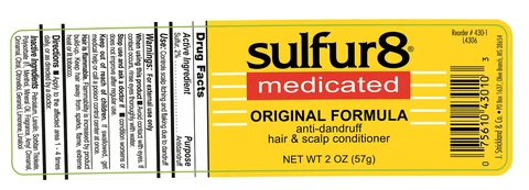 Sulfur 8 Original Anti-Dandruff Hair and Scalp Conditioner 포장