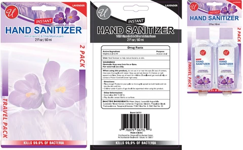 2PK TRAVELER HAND SANITIZER LAVENDER 포장