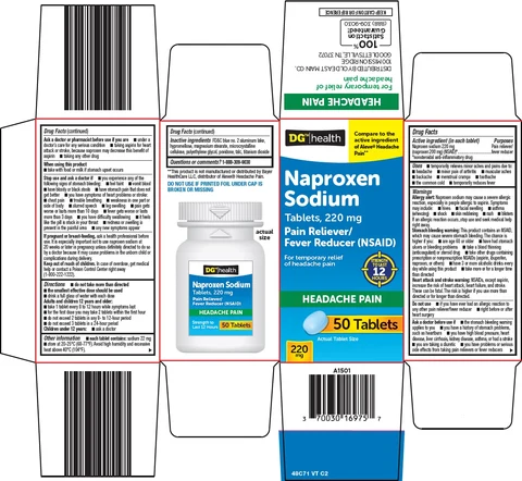 DG Health Naproxen Sodium 포장