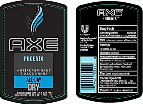 AxePhoenix Antiperspirant and Deodorant 포장