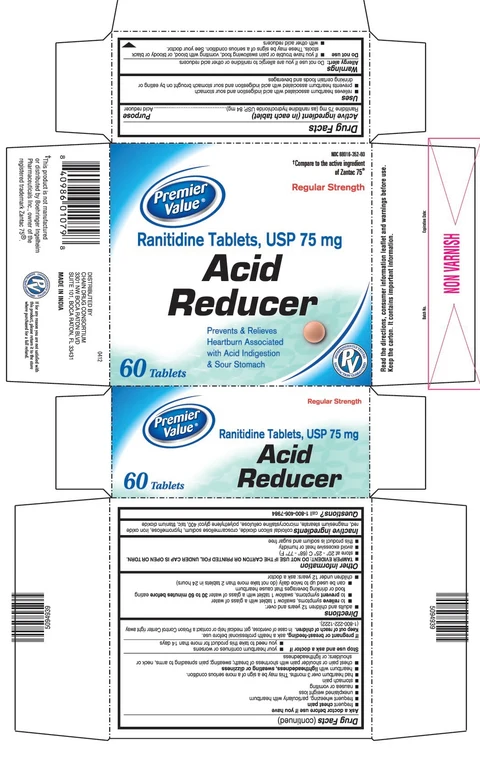 Ranitidine - Acid Reducer 포장