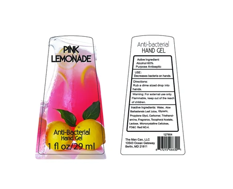 Anti-Bacterial Hand Gel Pink Lemonade 포장