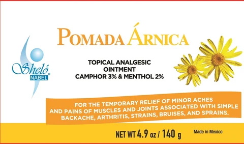 Shelo NABEL Pomada Arnica 포장