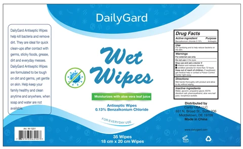 Wet Wipes packaging