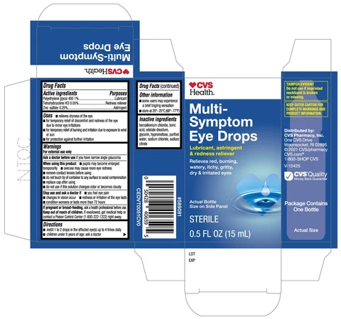 CVS Multi-Symptom Eye Drops 포장