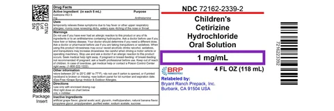 cetirizine hydrochloride packaging