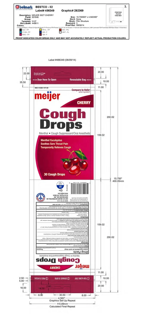 Cherry Cough Drops packaging