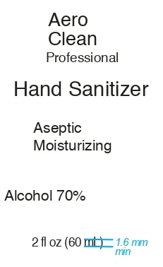 Aeroclean Hand Sanitizer 포장