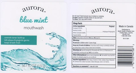 Aurora Blue Mint 포장