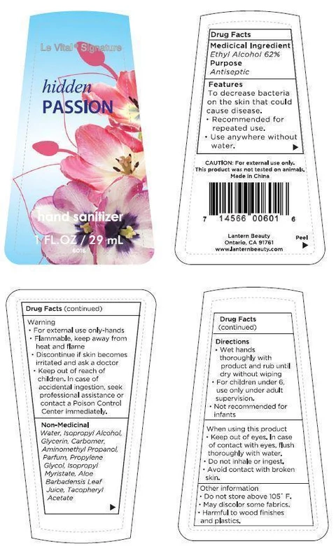 Le Vital Hidden Passion packaging