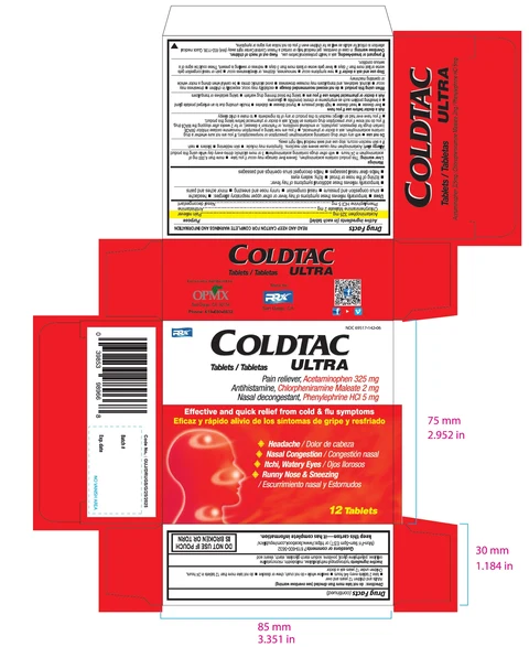 COLDTAC ULTRA packaging