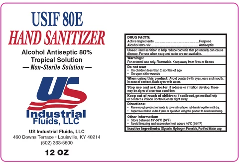 USIF 80E Hand Sanitizer 포장