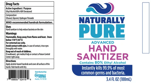 Hand Sanitizer packaging