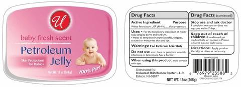 UNIVERSAL BABY FRESH SCENT PETROLEUM 포장