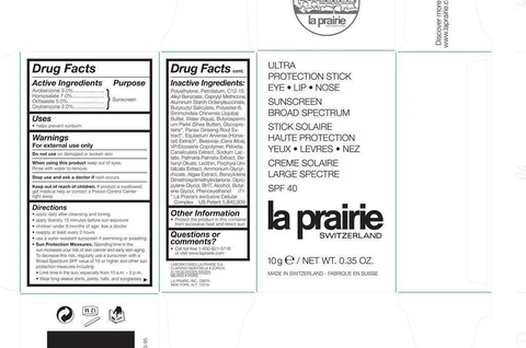 Ultra Protection Stick Broad Spectrum SPF 40La Prairie Switzerland 포장