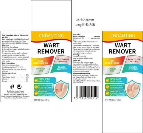 CNDANTING WART REMOVER packaging