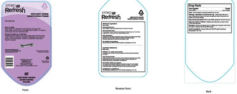 Refresh Foaming Instant Hand Sanitizer 포장