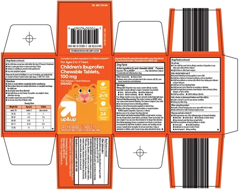 Up and Up Childrens Ibuprofen 포장