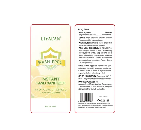 100 ml label