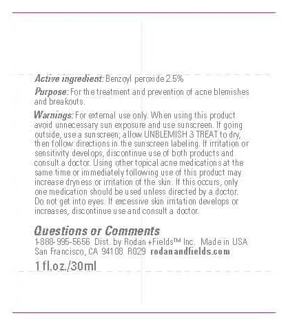 Rodan and FieldsUnblemish - Acne Medicated packaging