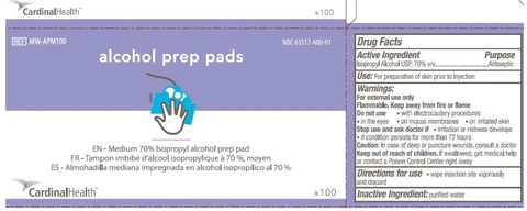 Alcohol Prep Pads 포장