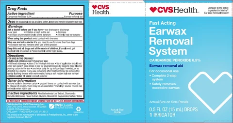 CVS EARWAX REMCVS packaging