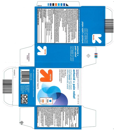 Up and Up Antacid and Pain Relief 포장