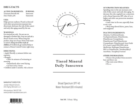 Tinted Mineral Daily Sunscreen packaging