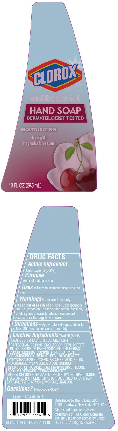 Clorox Antibacterial Hand - Cherry and Magnolia Blossom 포장