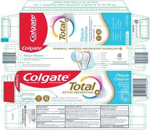 Colgate Total Plaque Cleanse 포장