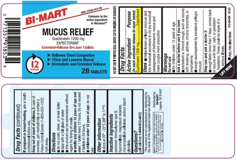 MUCUS RELIEF packaging