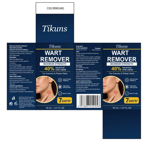 Tikuns WART REMOVER packaging