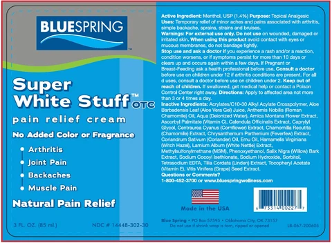 SUPER WHITE STUFF Pain Relief 포장