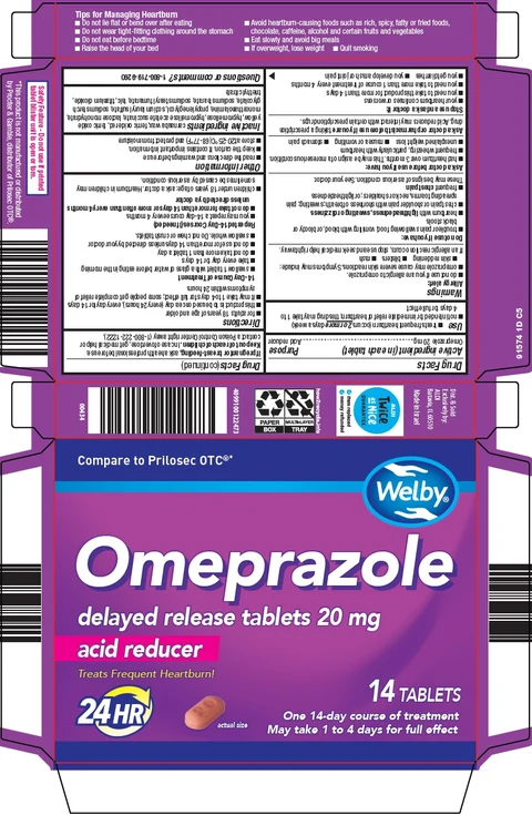 welby omeprazole 포장