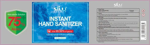 Instant Hand Sanitizer packaging