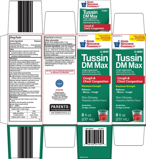 good neighbor pharmacy tussin dm max packaging