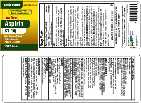 Low Dose Aspirin packaging