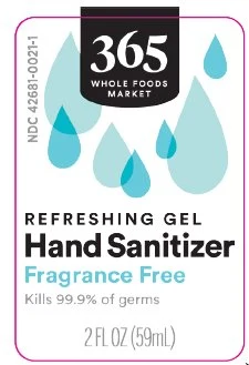 Refreshing Gel Hand Sanitizer 포장