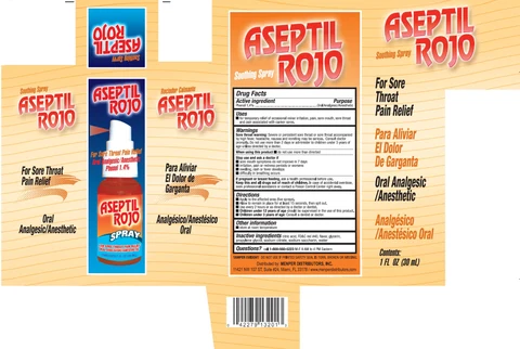Aseptil Rojo 포장