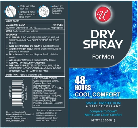 ANTIPERSPIRANT COOL COMFORT For Men 포장